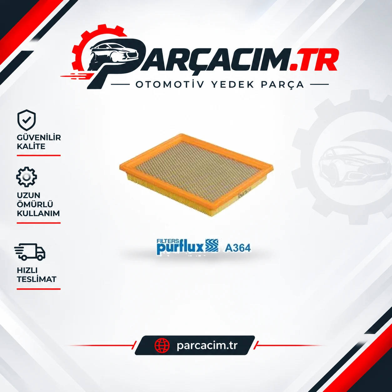 PURFLUX Hava Filtresi A364