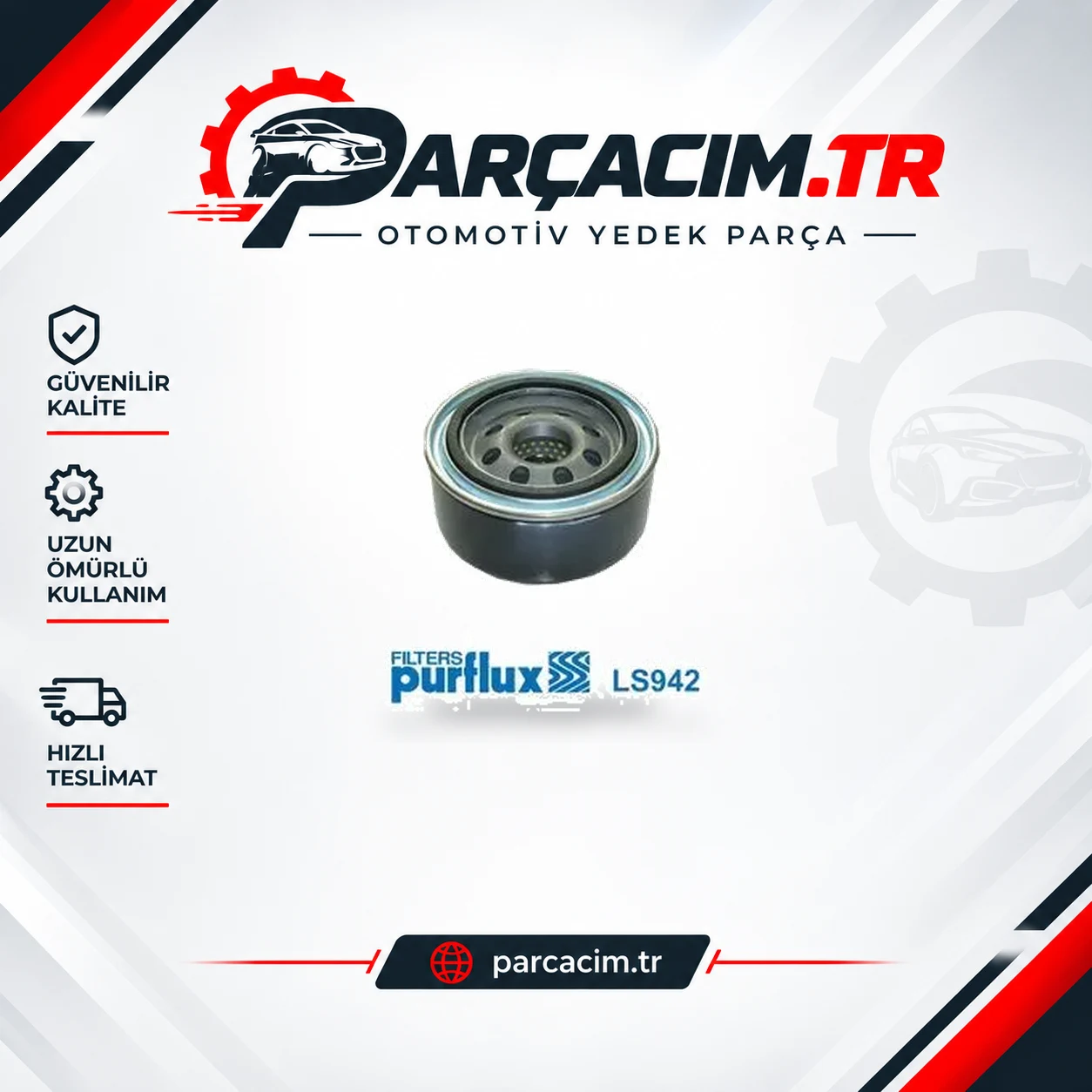 PURFLUX Yağ Filtresi LS942