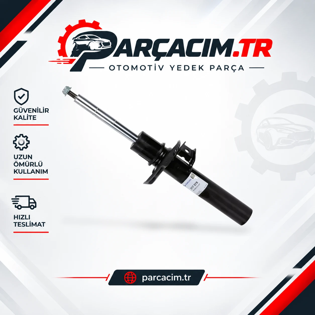 SACHS Ön Amortisör 55mm 317578