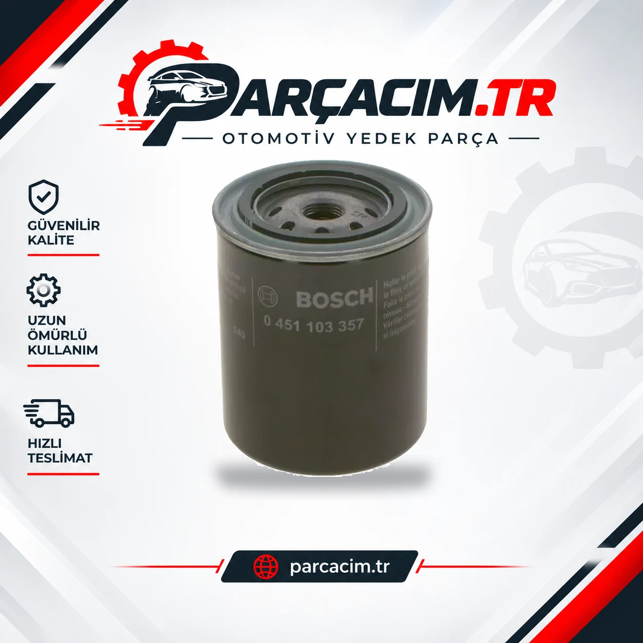 BOSCH Yağ Filtre 0451103357