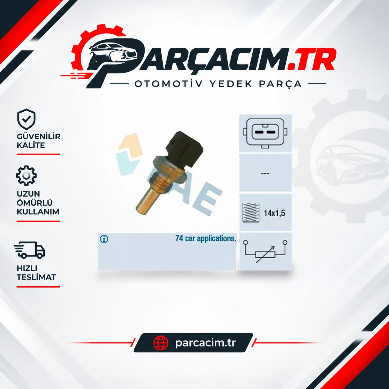 FAE Hararet Müşürü Siyah FAE 32560