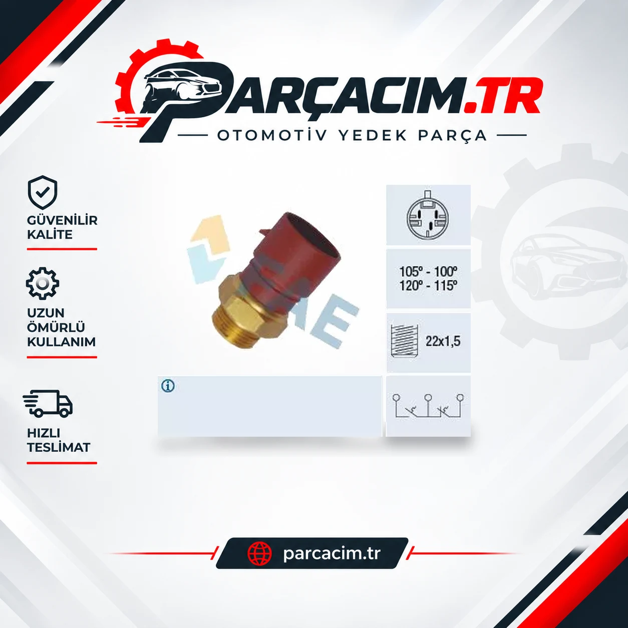 FAE Su Sıcaklık Hararet Müşürü FAE 38040