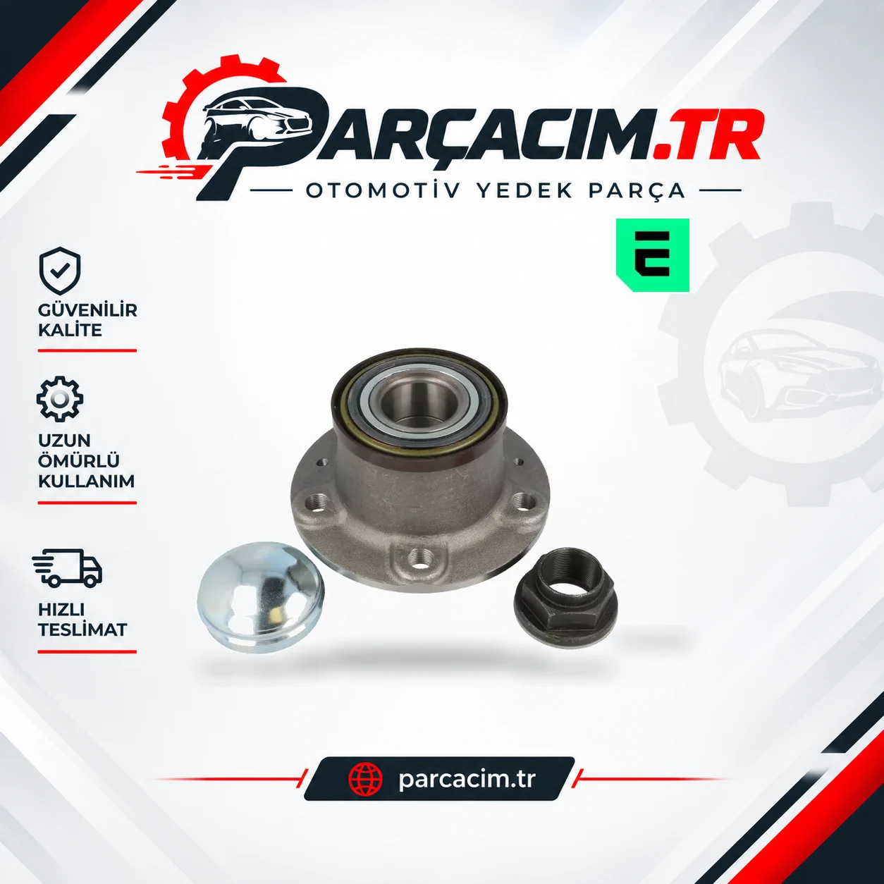 OPTİMAL Arka Aks Rulmanı Poryalı Kit 602553
