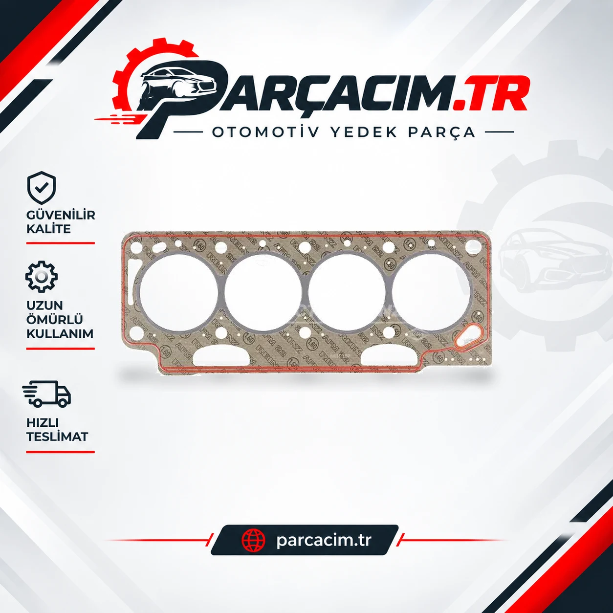 VICTOR REINZ Silindir Kapak Contası 1.55mm 3 Kertik 61-34115-20