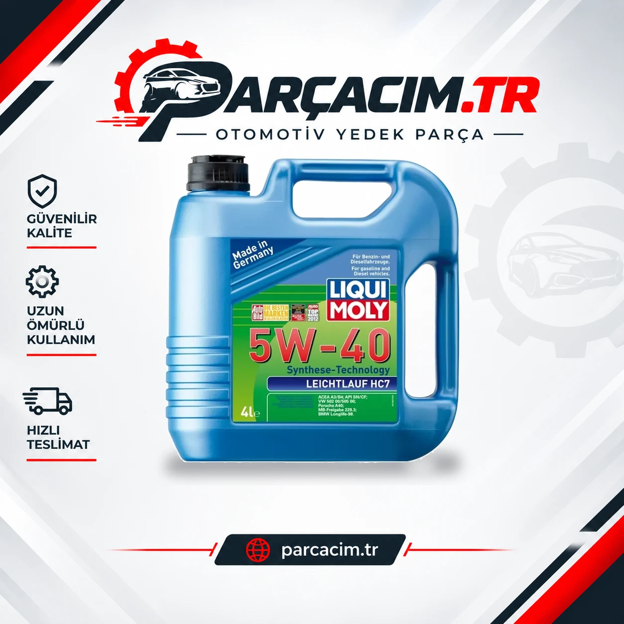 LIQUI MOLY Liqui Moly 5W-40 Leichtlauf Hc7 4 Lt 1382