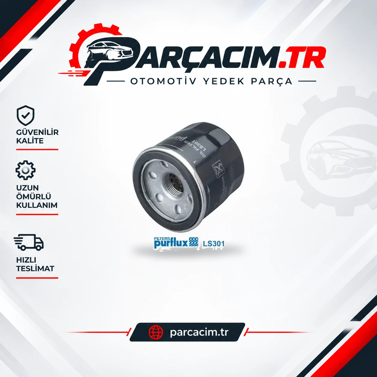 PURFLUX Yağ Filtresi LS301