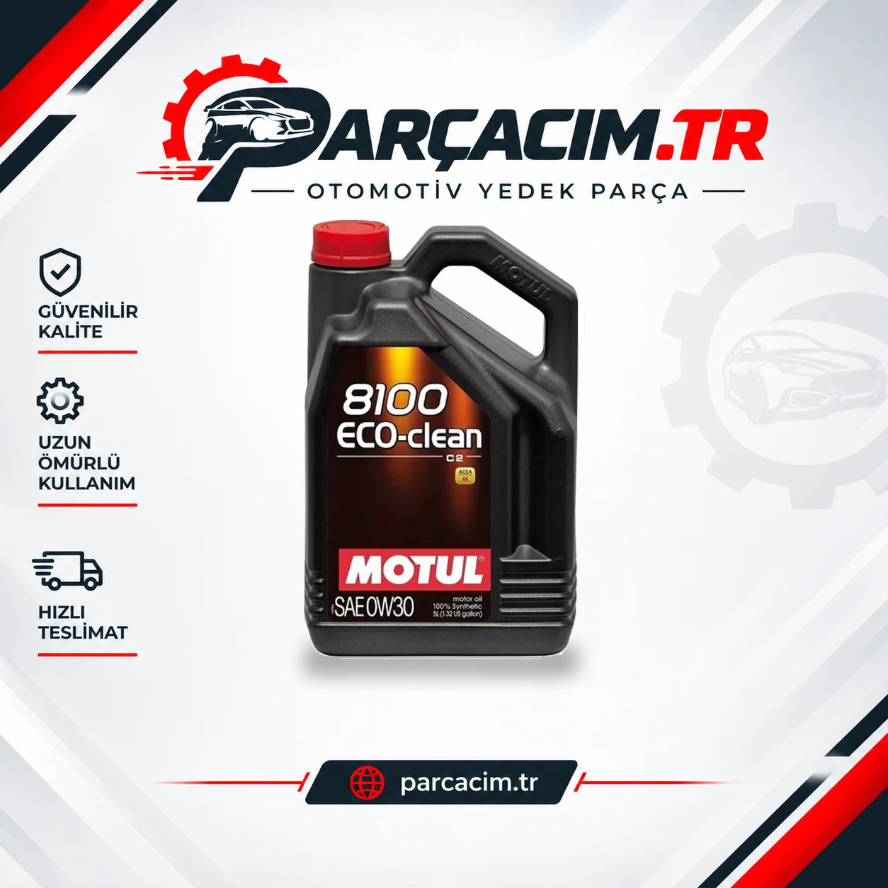 MOTUL Motul 8100 Eco-Clean 0W-30 5 Lt 102889