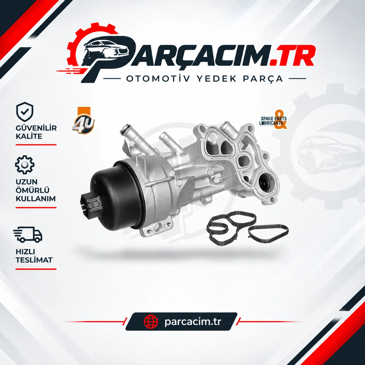 4U AUTOPAR Yağ Soğutucu Komple 14396PU