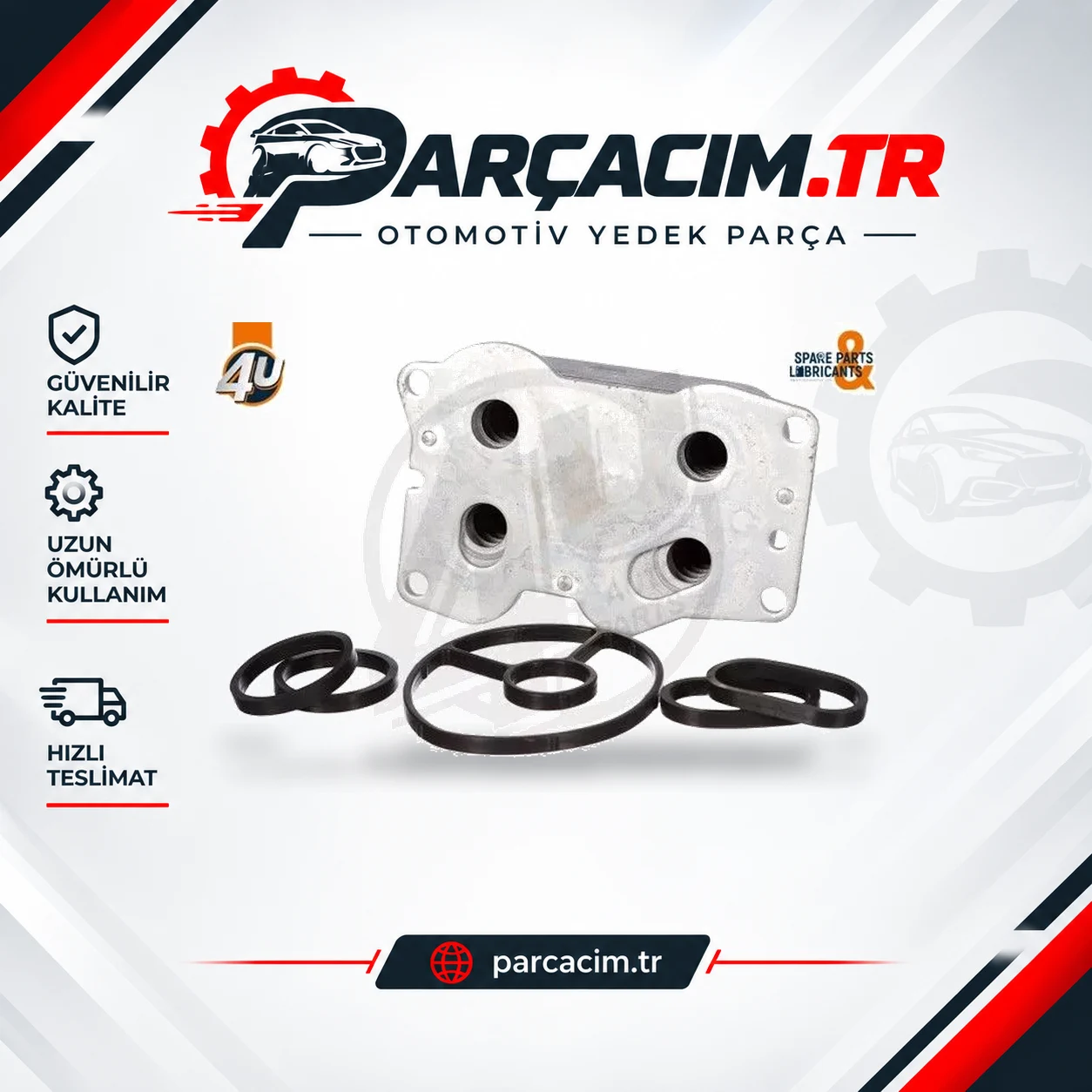 4U AUTOPAR Yağ Radyatörü 14281PU