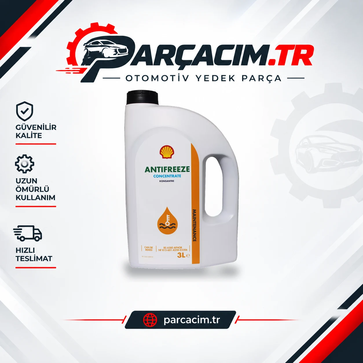 SHELL Shell Antifriz Ultra Yeşil 3 Lt 20100008