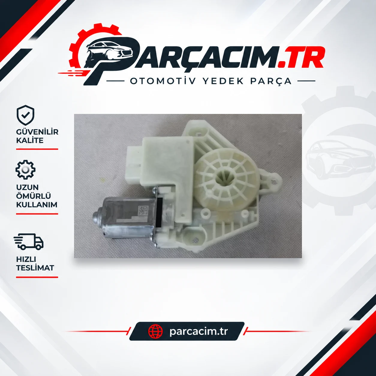 ORIJINAL Arka Kapı Cam Motoru Sol 5Q4959812H