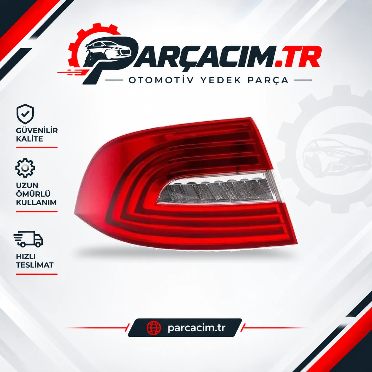 BARCHA Stop Lambası Sol Dış Ledli BARCHA 3T5945095A