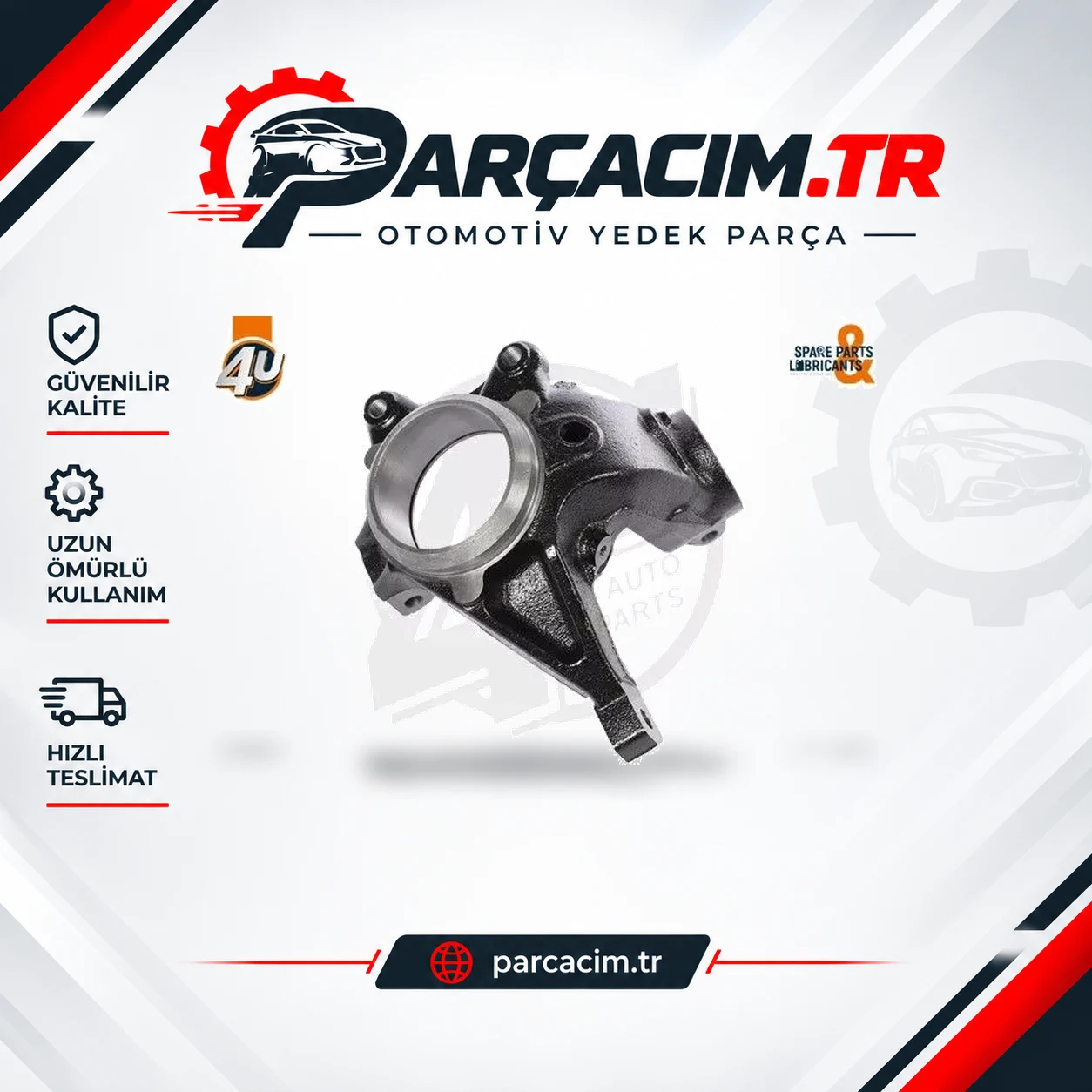 4U AUTOPAR Aks Taşıyıcı Sol 18mm 55090PU