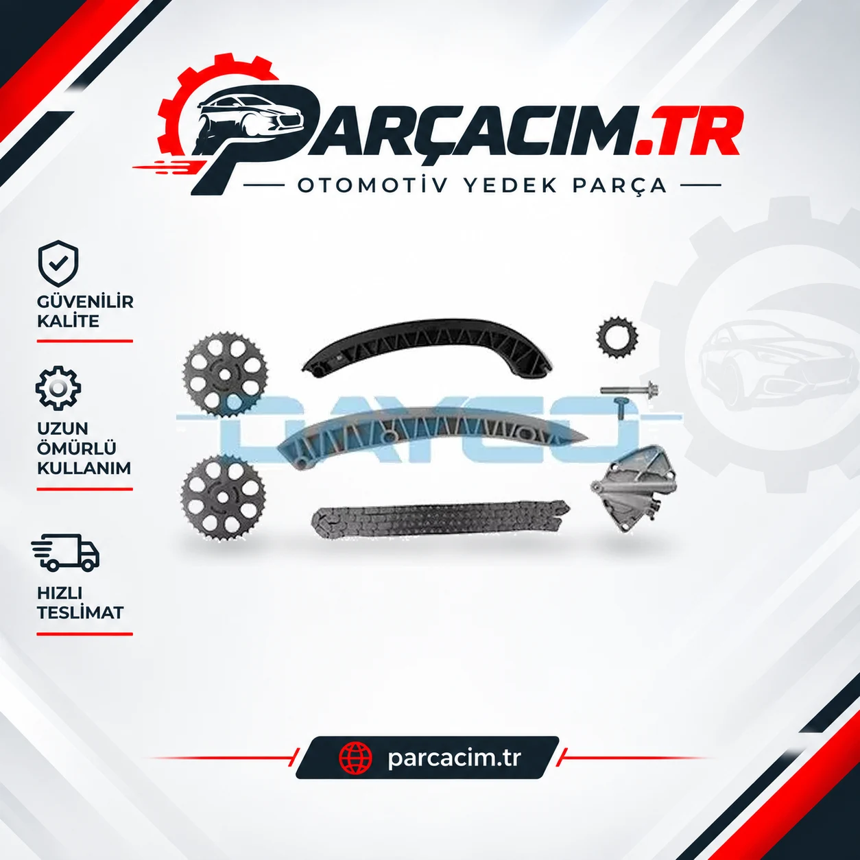 DAYCO Eksantrik Triger Zincir Seti KTC1002