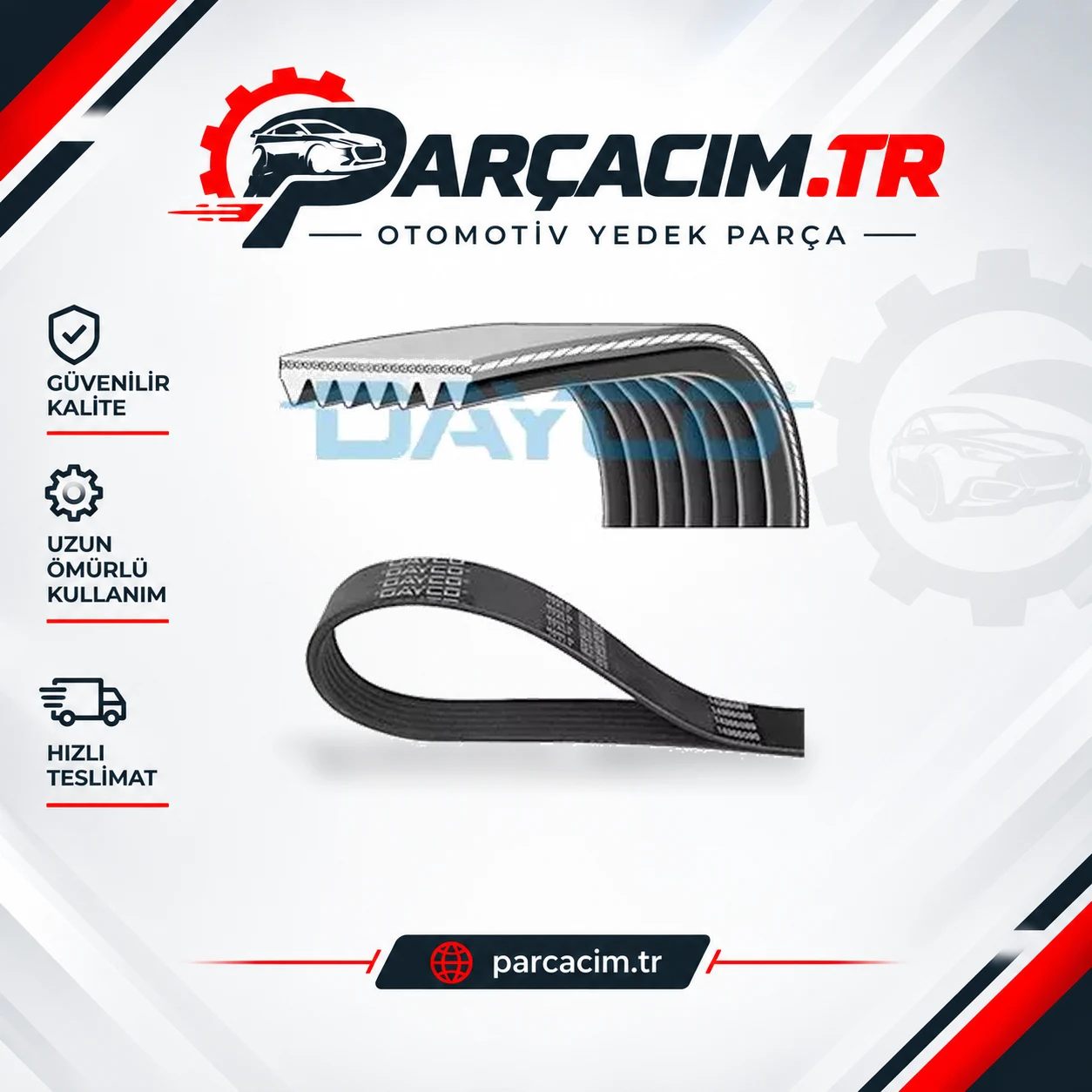 DAYCO Alternatör V Kayışı Kanallı 7PK1835