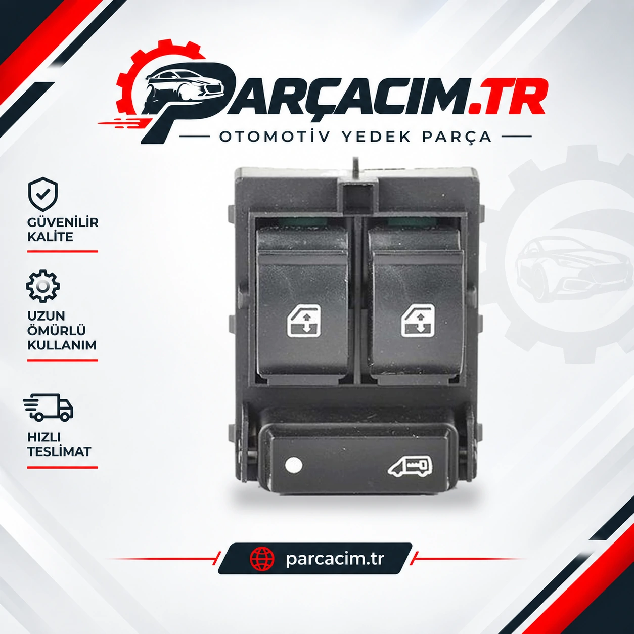 Cam Açma Düğmesi Ön Sol BSG 70-860-004