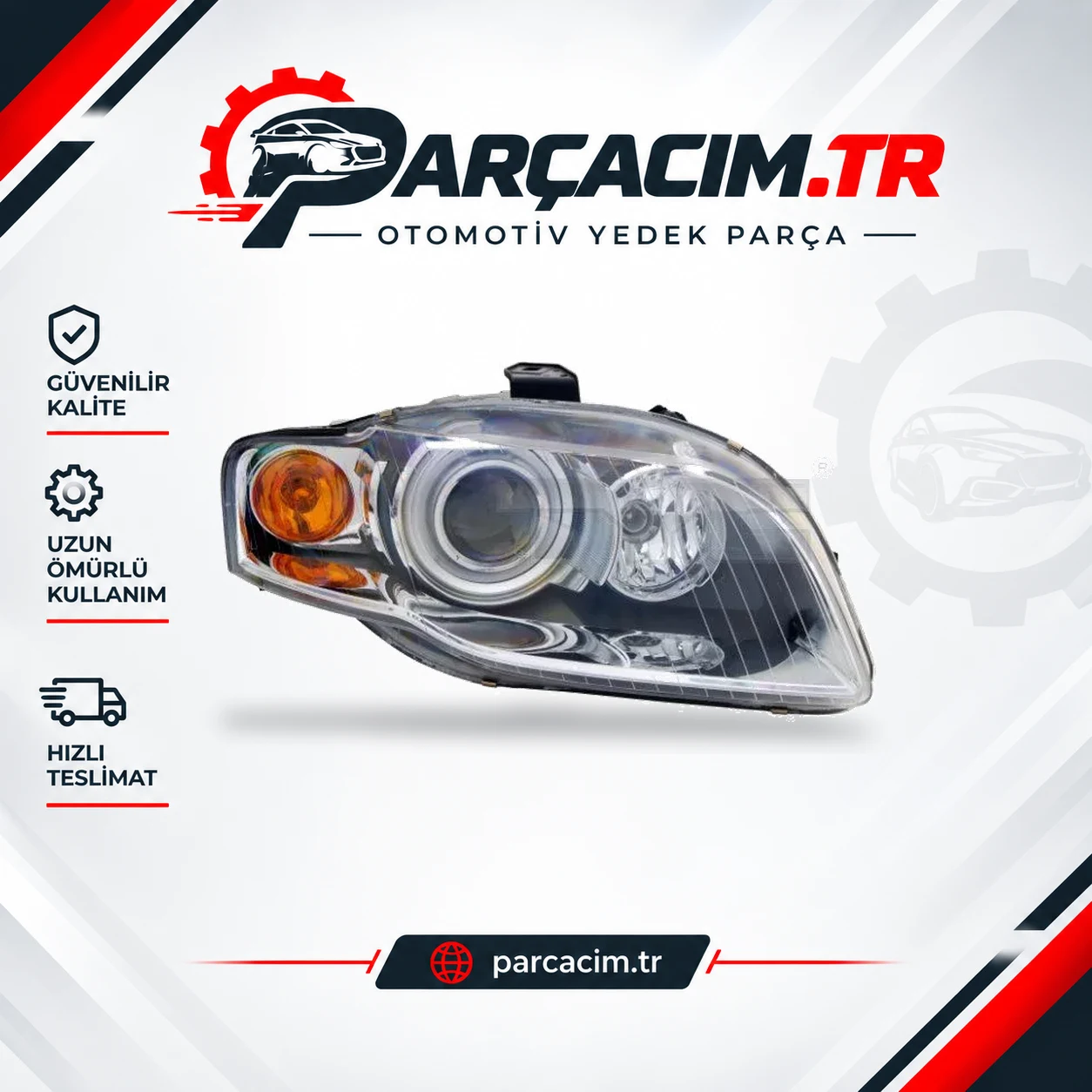TYC Far Lambası Ön Elektrikli Motor Merc Xenon Sol AUD10A4022
