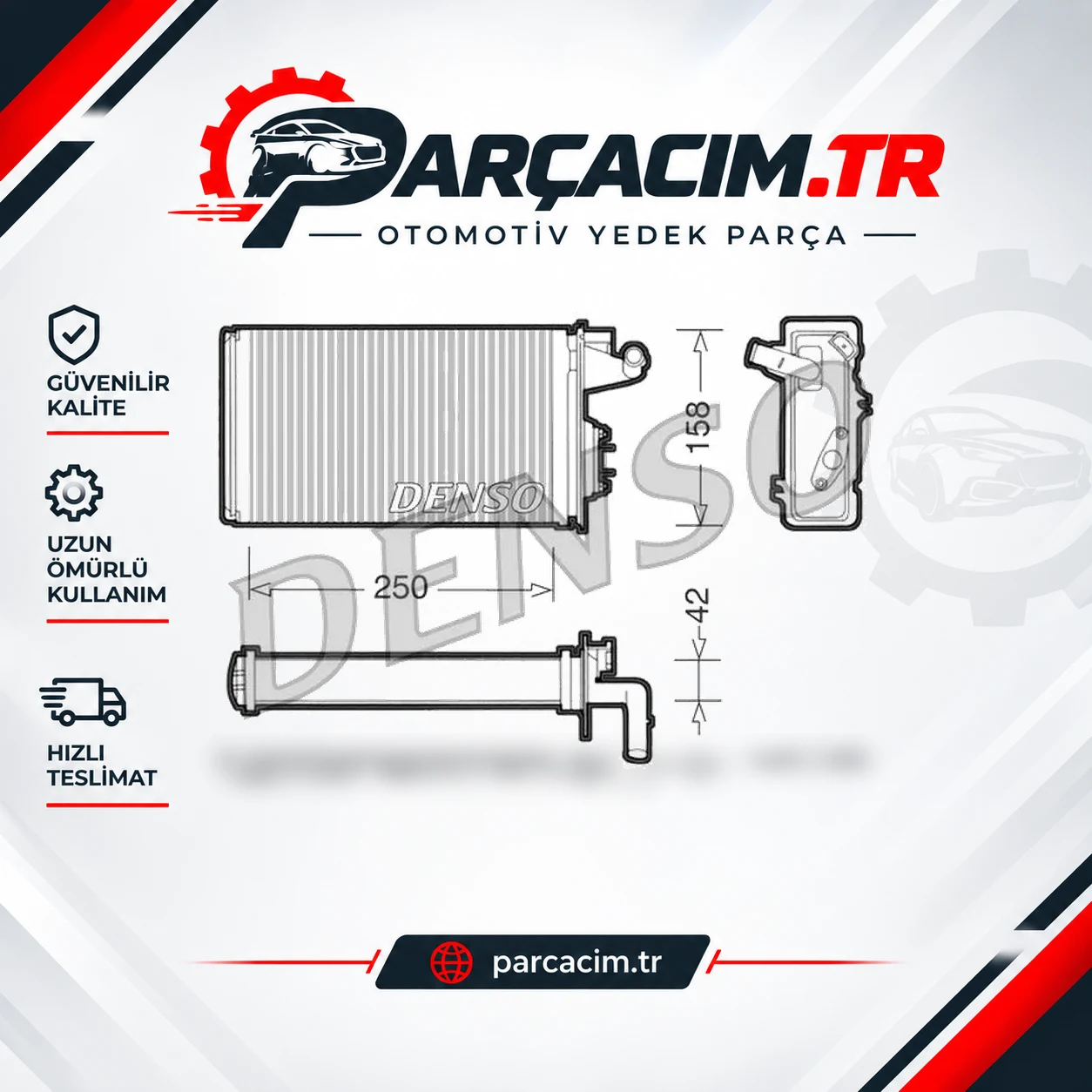 DENSO Kalorifer Radyatörü DRR09010