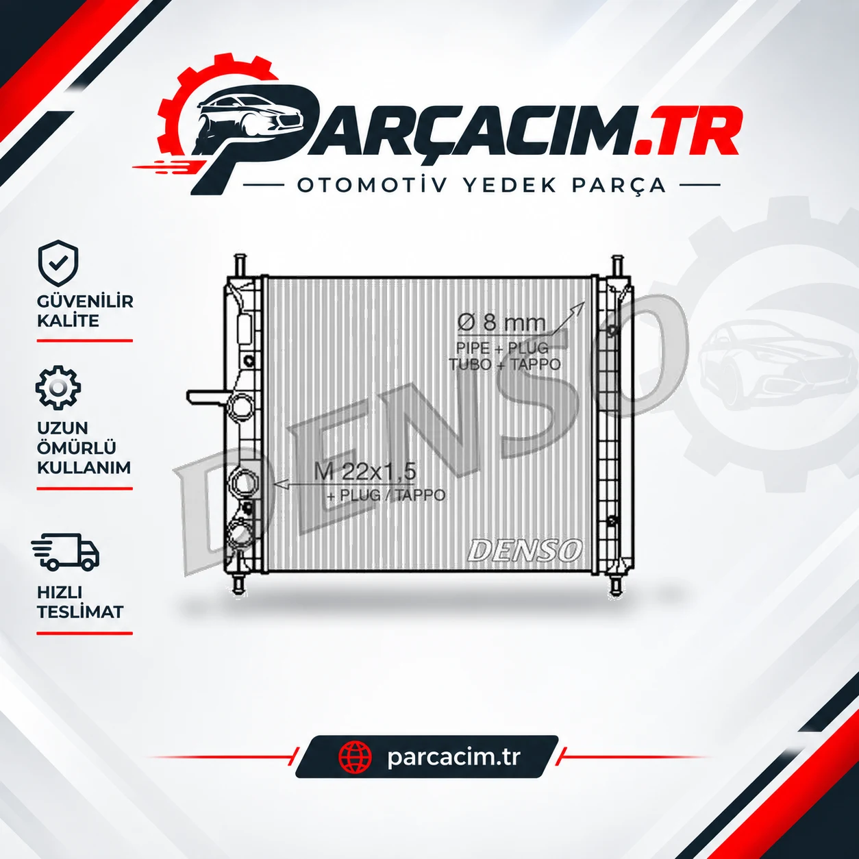 DENSO Motor Su Radyatörü DRM09150