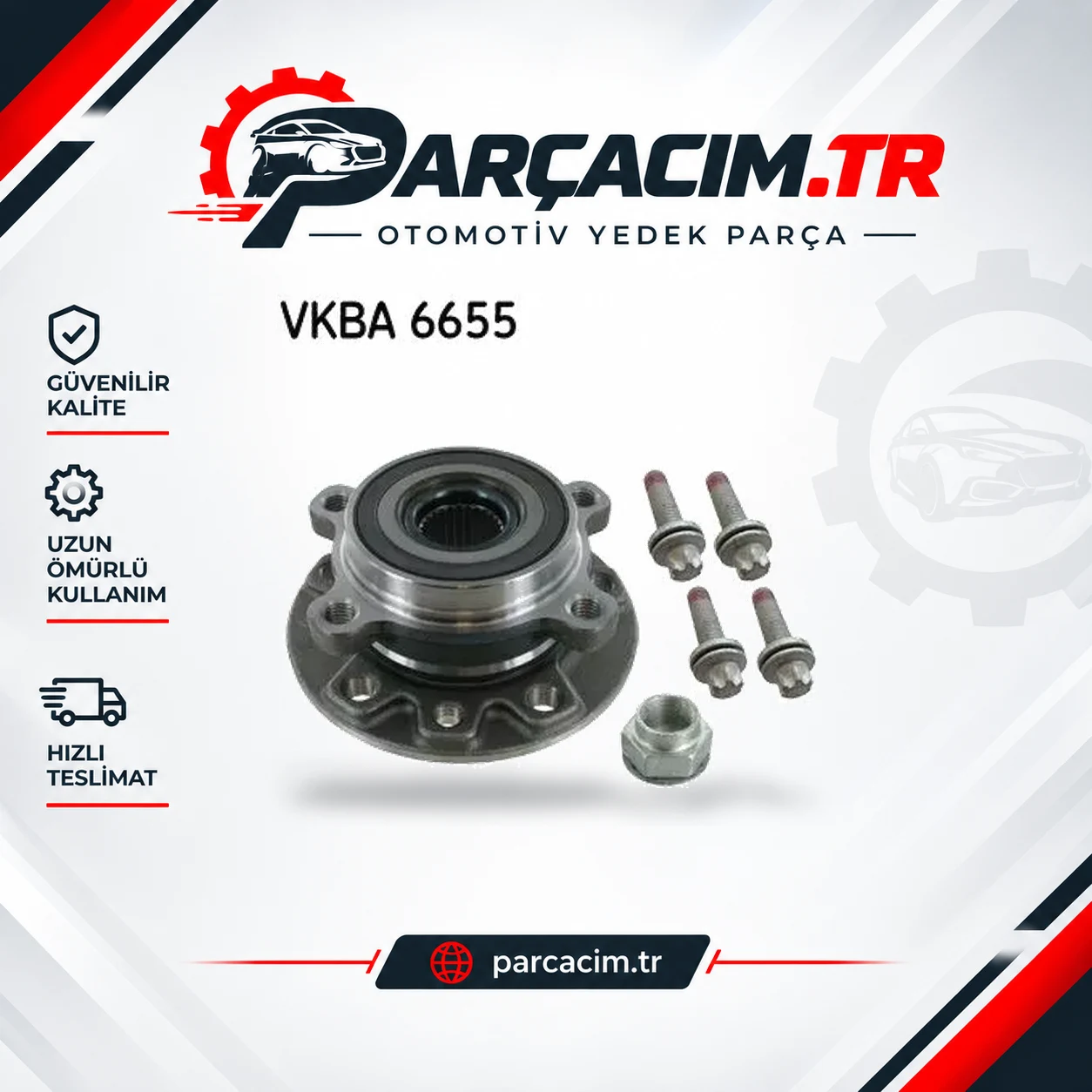 SKF Arka Aks Rulmanı Kit VKBA6655