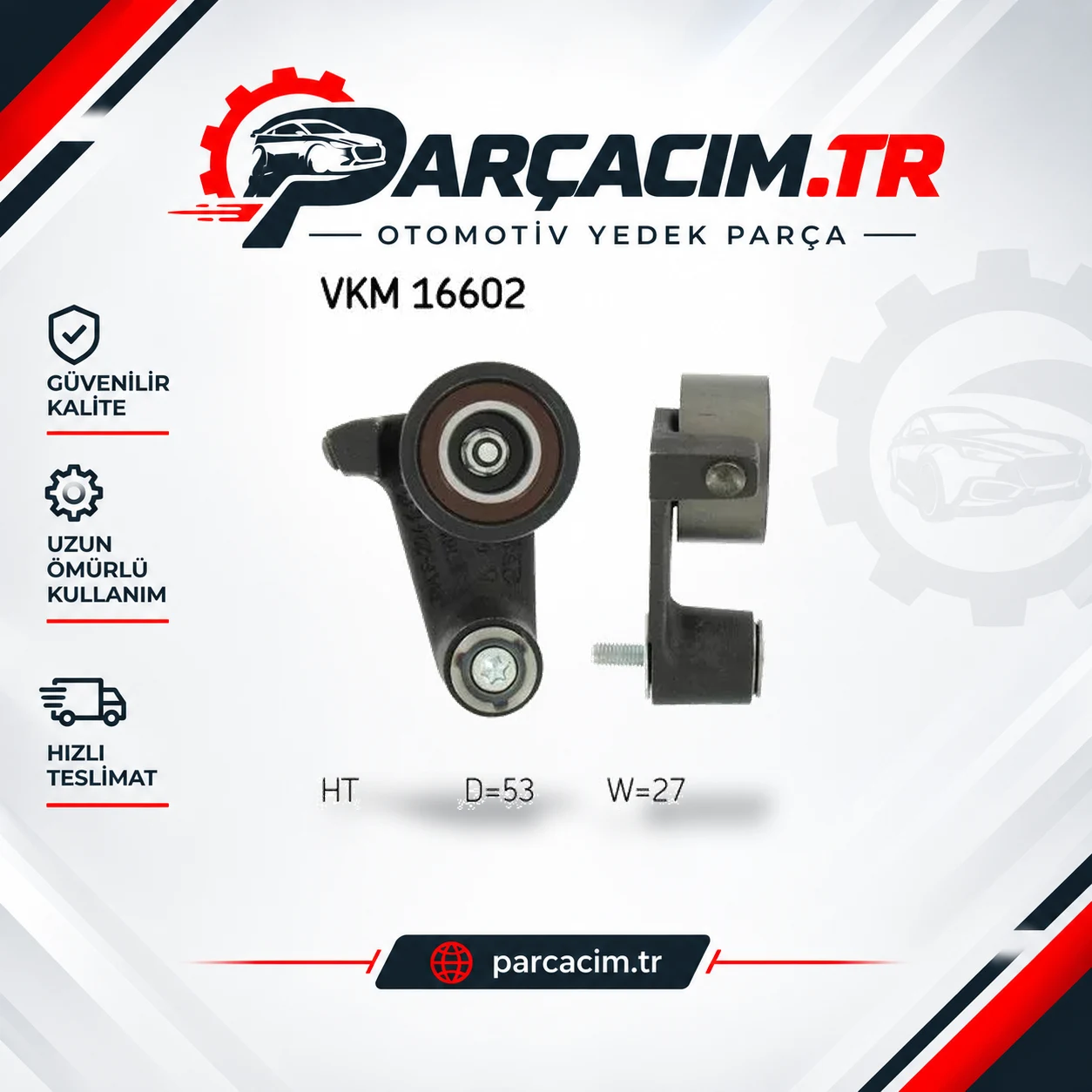 SKF V Kayış Gergi Rulmanı VKM16602