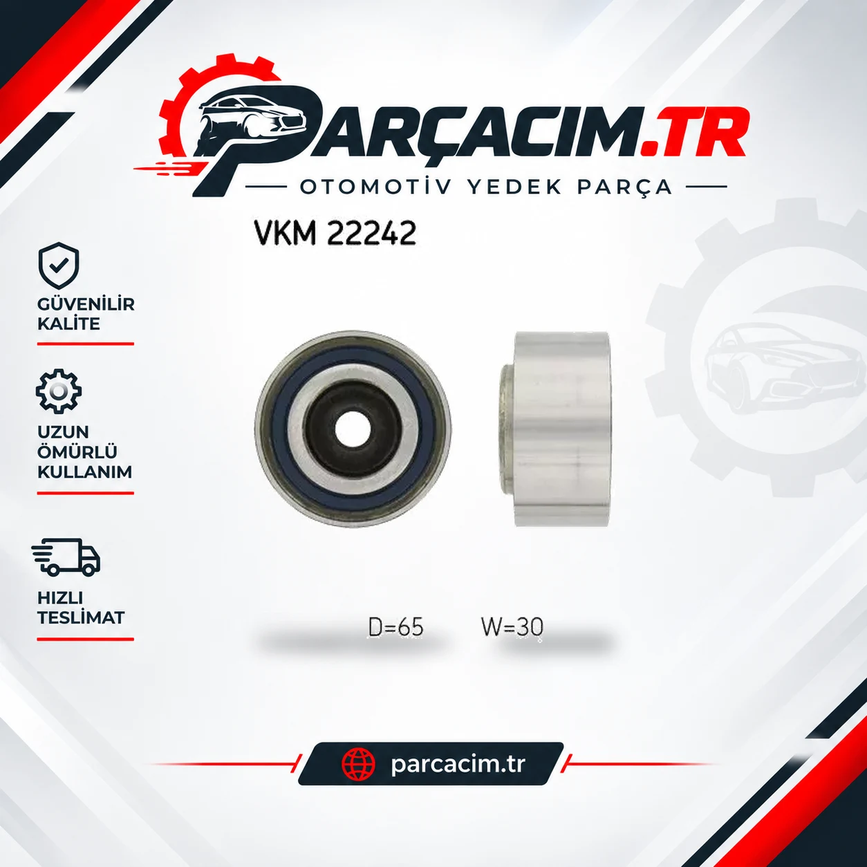 SKF V Kayış Gergi Rulmanı VKM22242