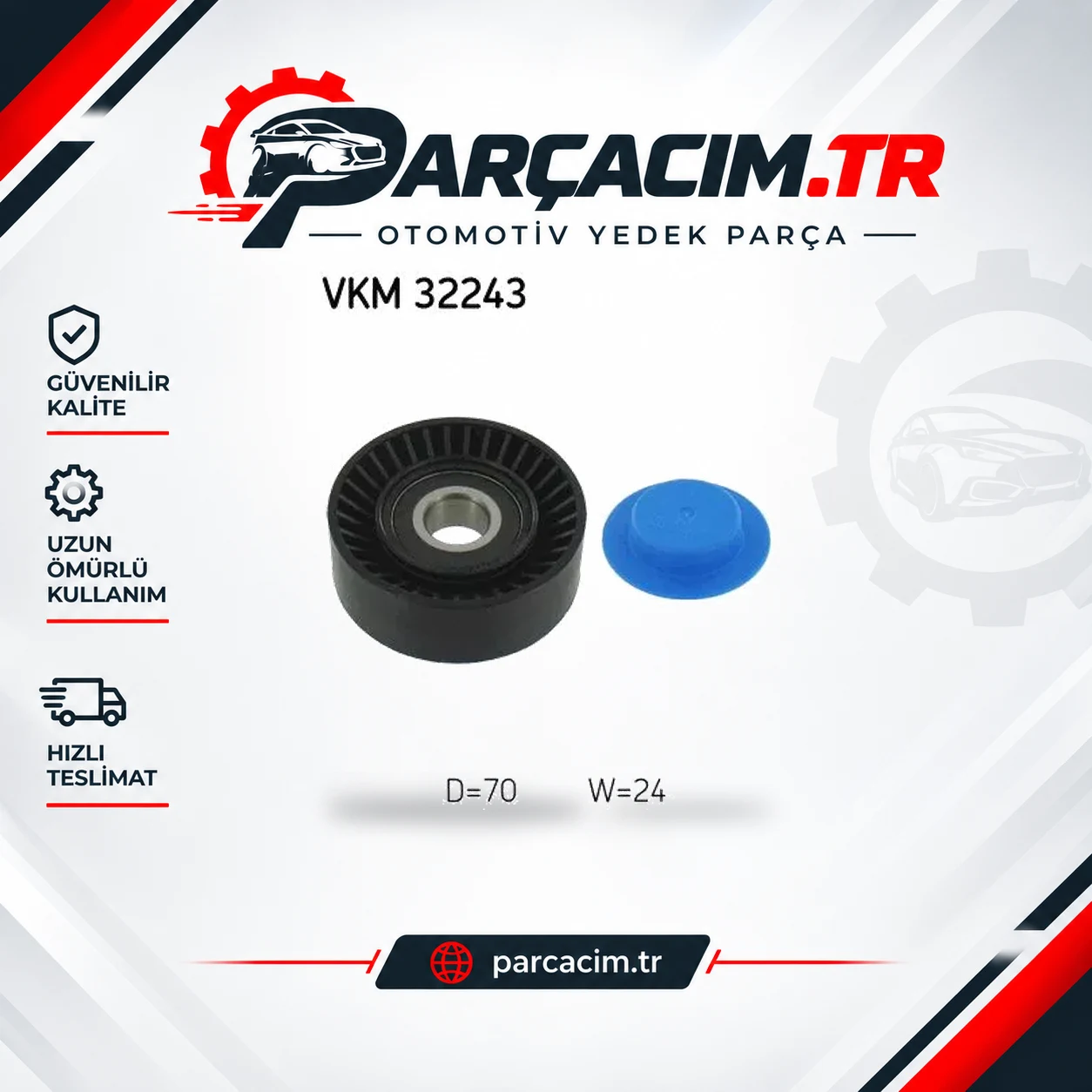 SKF V Kayış Gergi Rulmanı VKM32243