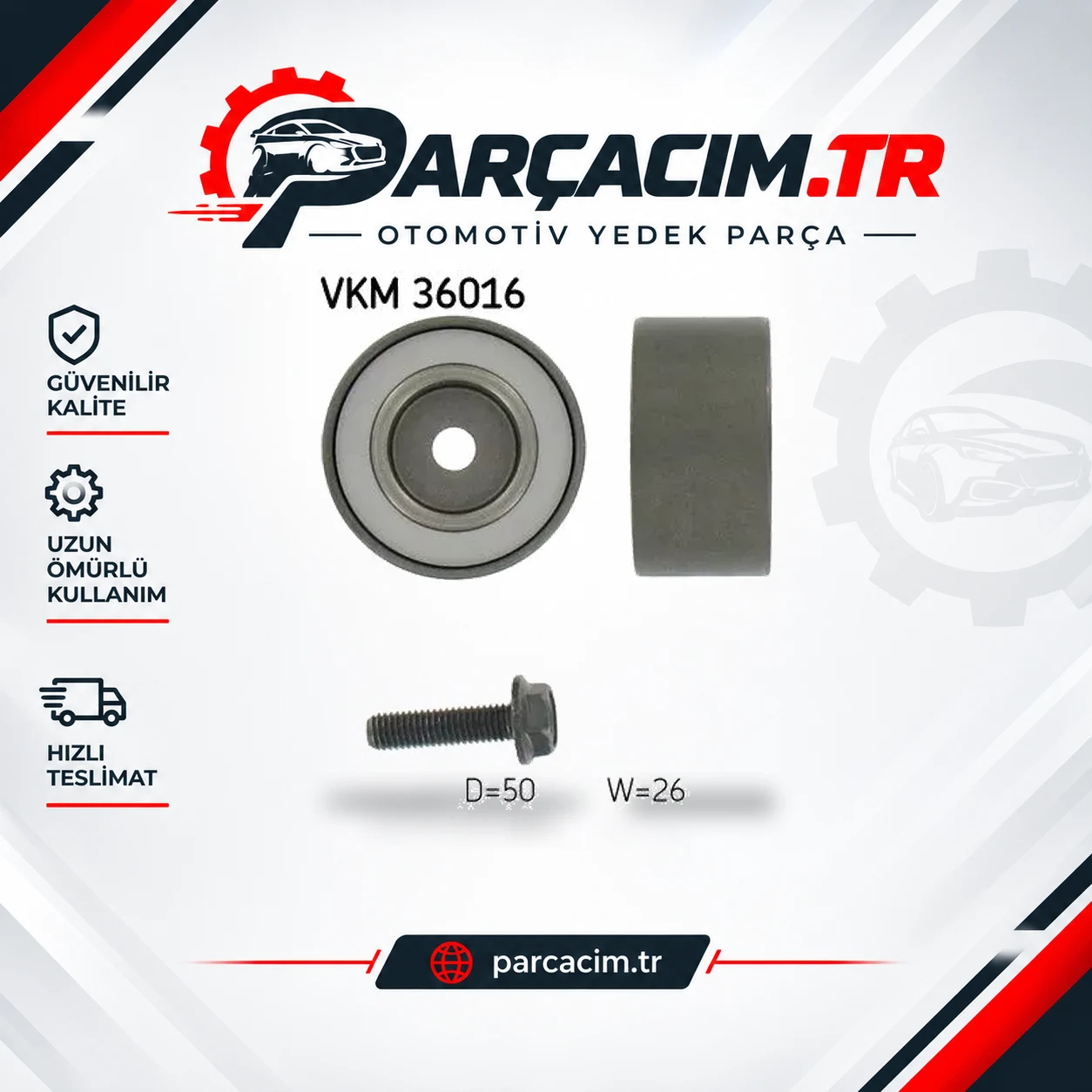 SKF V Kayış Gergi Rulmanı VKM36016