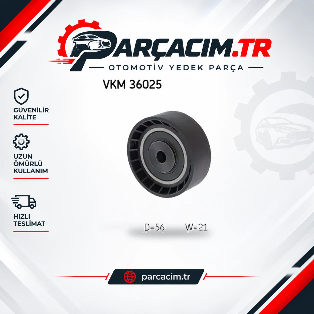 SKF V Kayış Gergi Rulmanı VKM36025