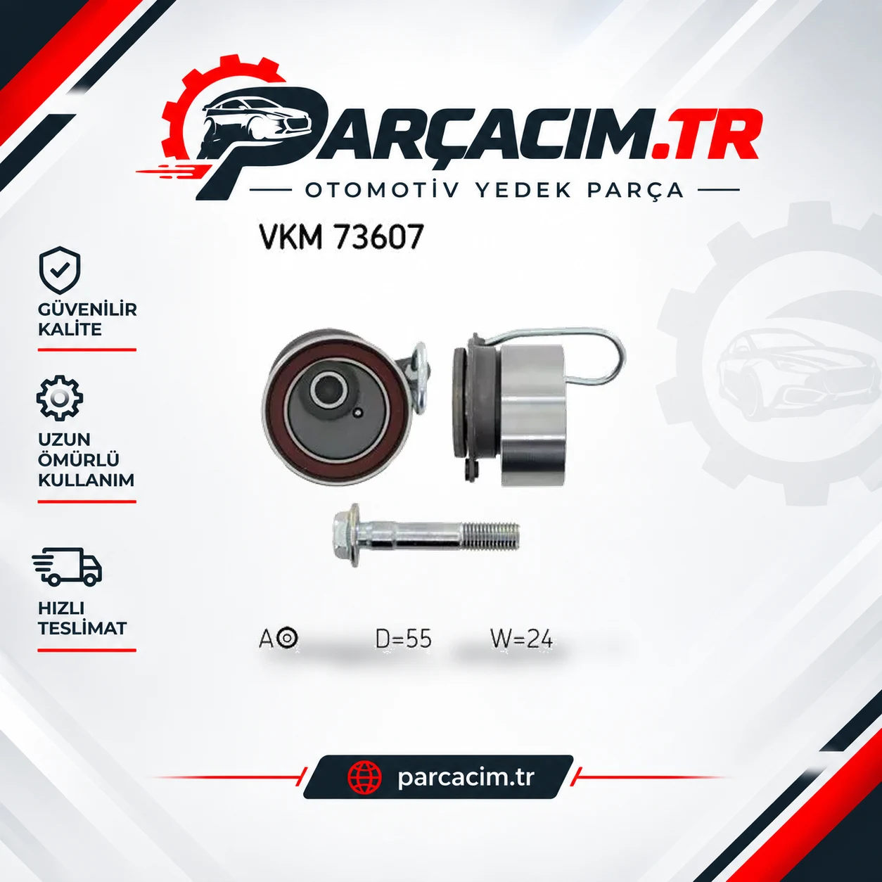 SKF Eksantrik Gergi Rulmanı VKM73607