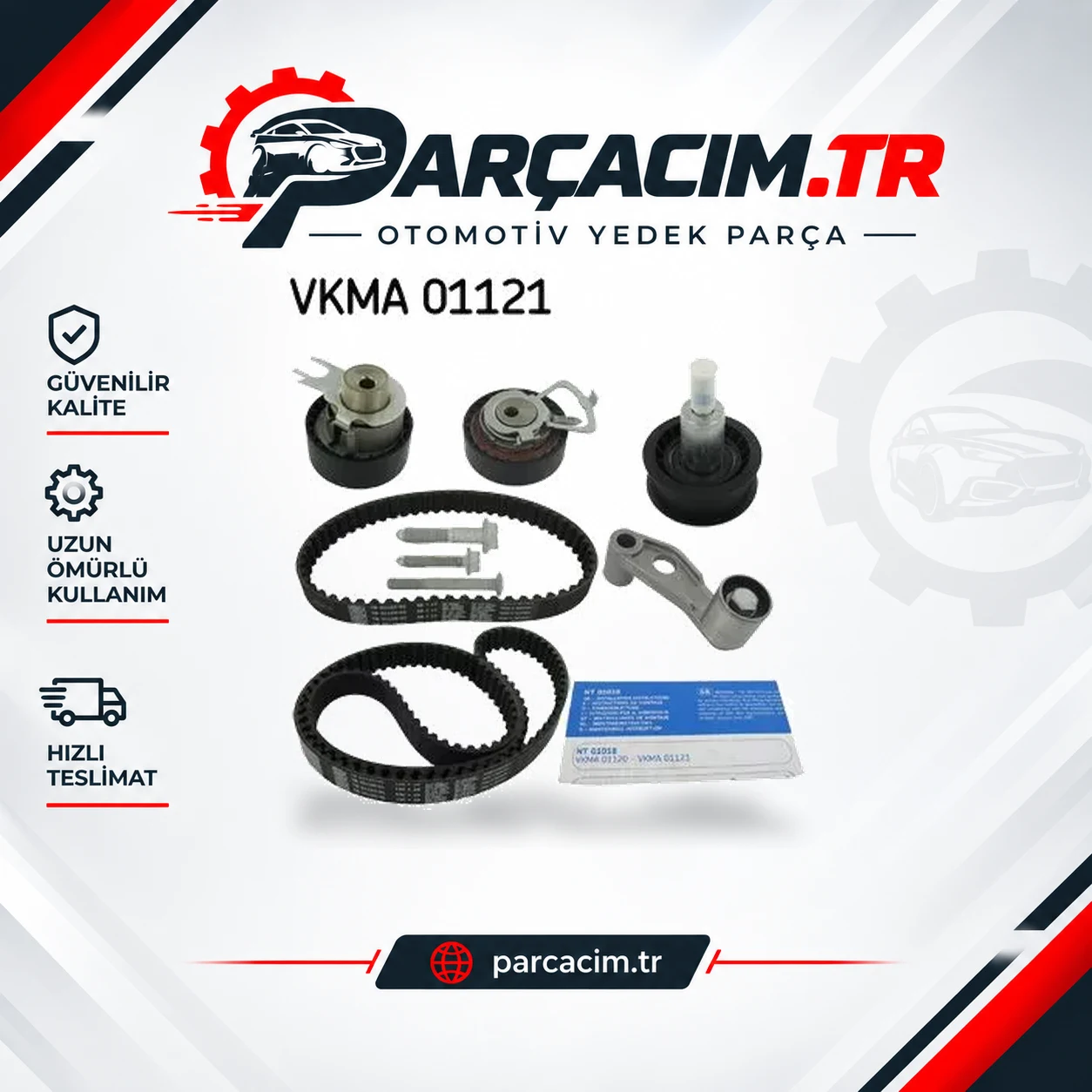 SKF Eksantrik Kayış Triger Seti-036109181B Dahıl VKMA01121