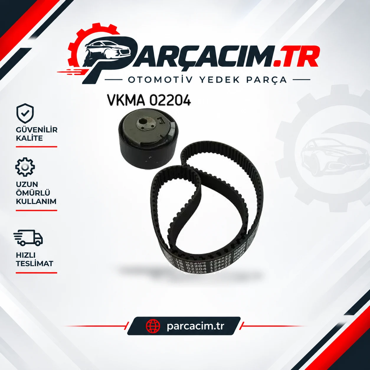 SKF Eksantrik Kayış Triger Seti 124-220 VKMA02204