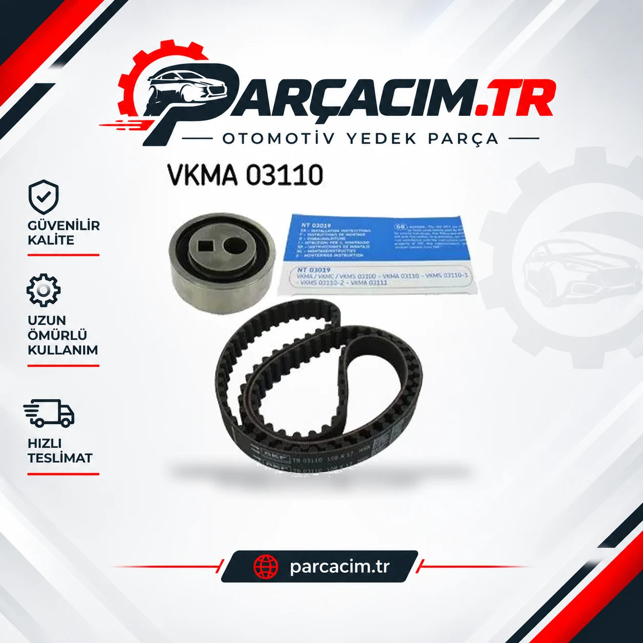 SKF Eksantrik Kayış Triger Seti 108-170 VKMA03110