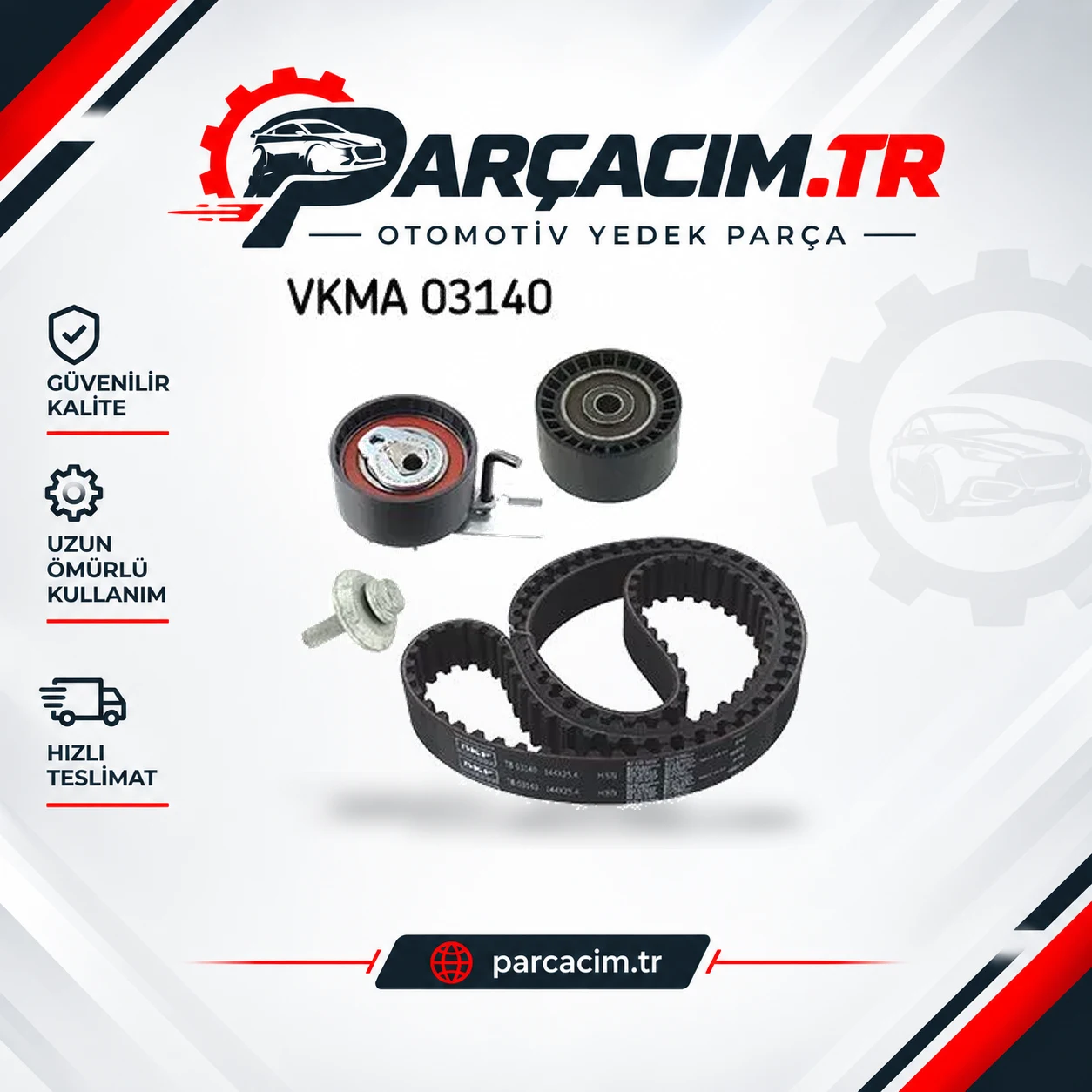 SKF Eksantrik Kayış Triger Seti 144-254 VKMA03140