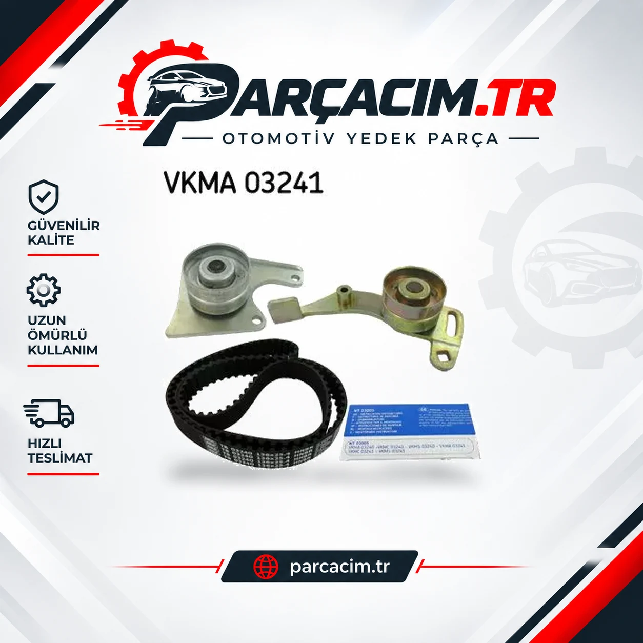 SKF Eksantrik Kayış Triger Seti VKMA03241