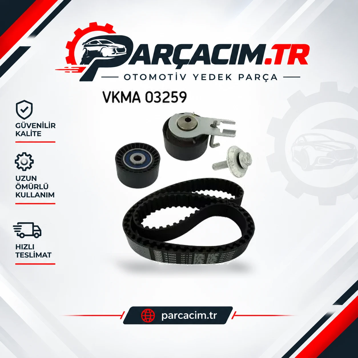 SKF Eksantrik Kayış Triger Seti 137-250 VKMA03259
