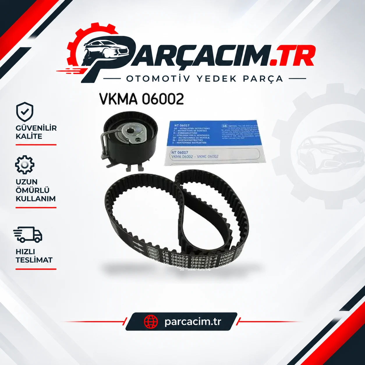 SKF Eksantrik Kayış Triger Seti 95-234 VKMA06002