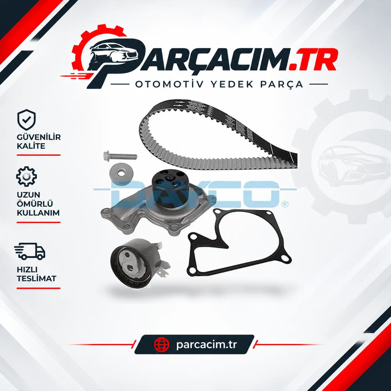 DAYCO Eksantrik Triger Kayış Seti+Su Pompası KTBWP8860