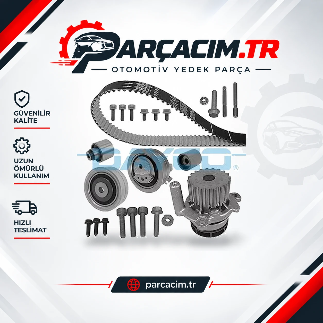 DAYCO Eksantrik Triger Kayış Seti+Su Pompası KTBWP7880