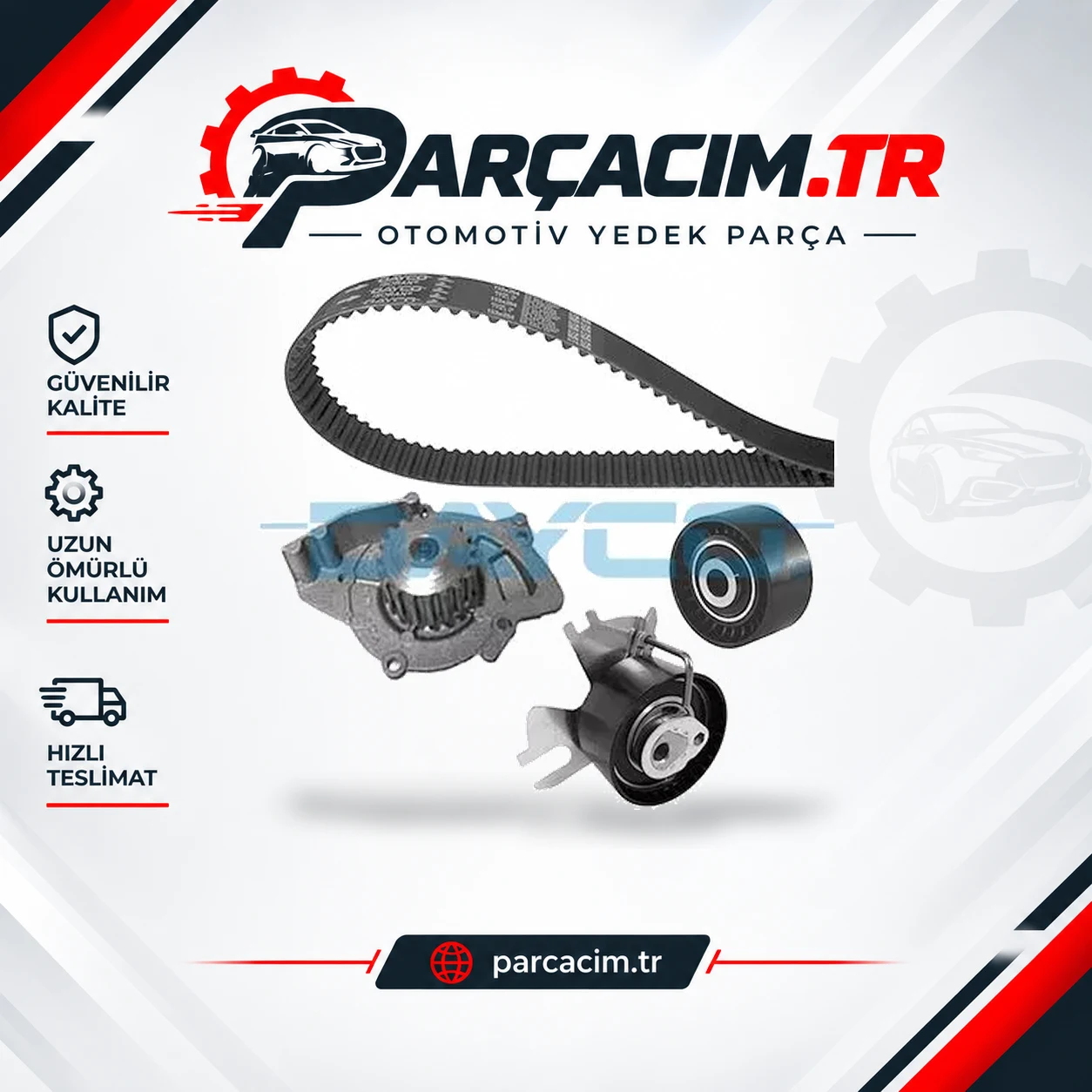 DAYCO Eksantrik Triger Kayış Seti+Su Pompası KTBWP4550