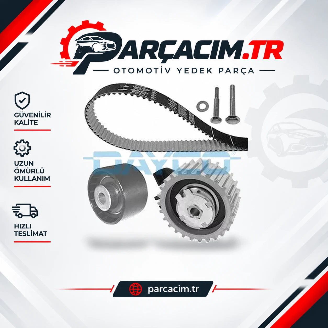DAYCO Eksantrik Triger Kayış Seti KTB458