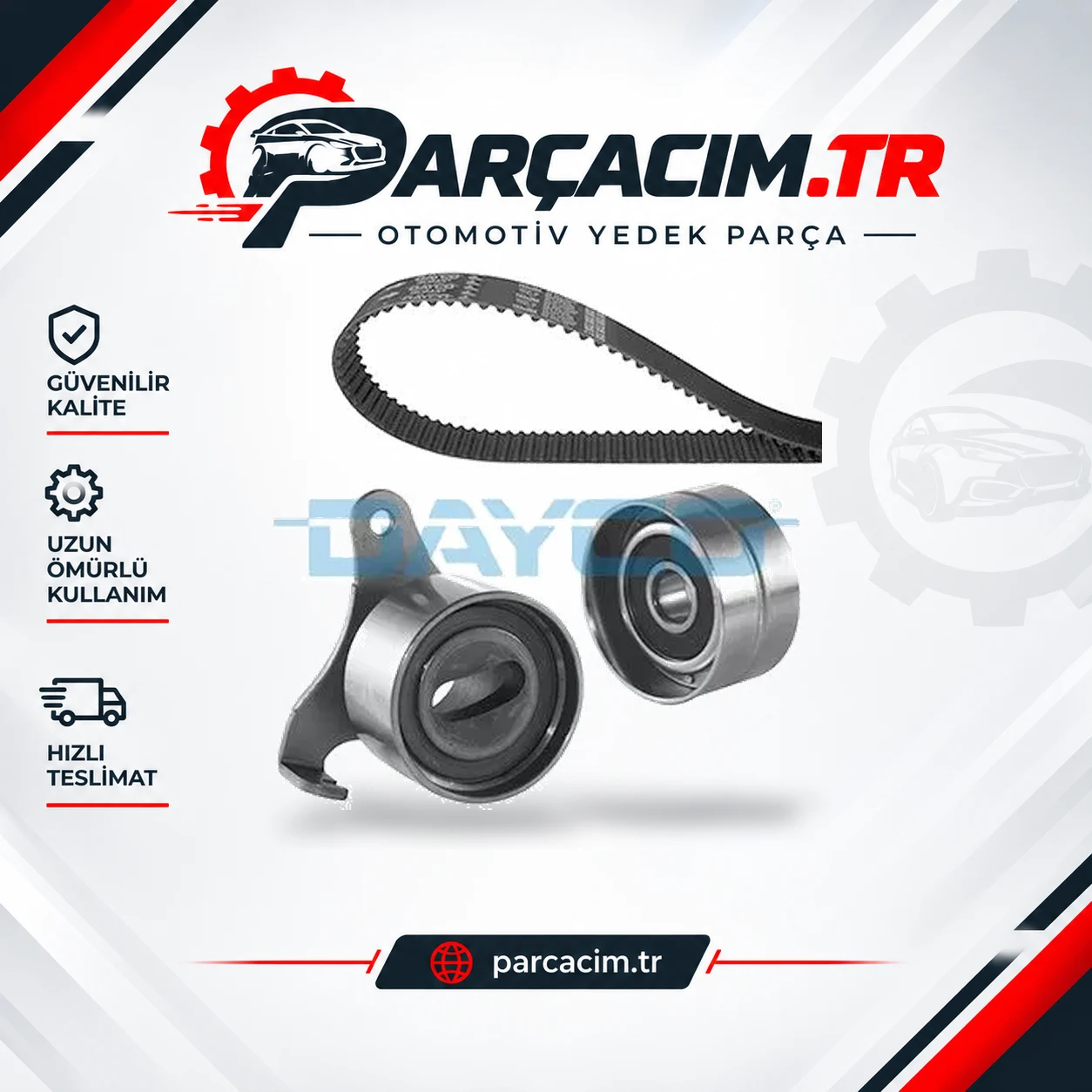 DAYCO Eksantrik Triger Kayış Seti KTB124