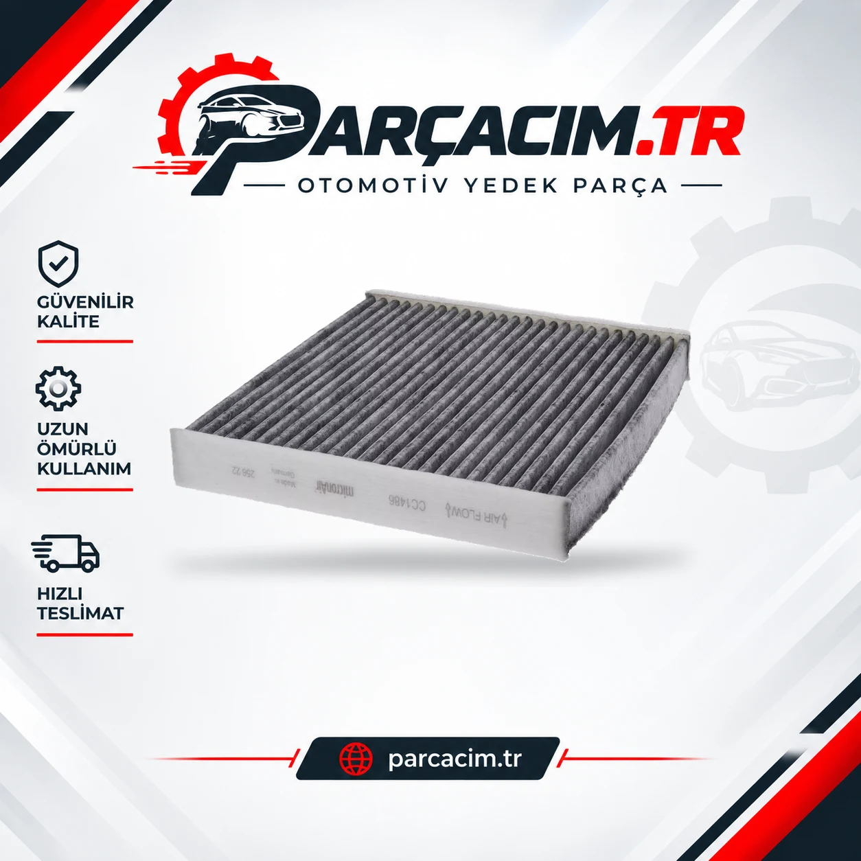 CORTECO Polen Filtre Karbonlu 80005176