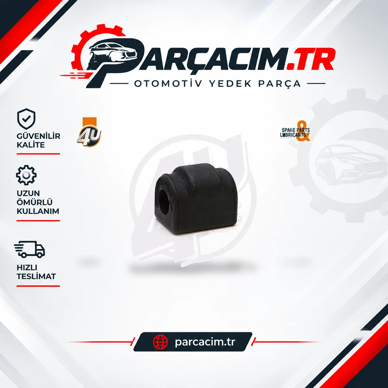 4U AUTOPAR Arka Viraj Demir Lastiği 15.mm P75007