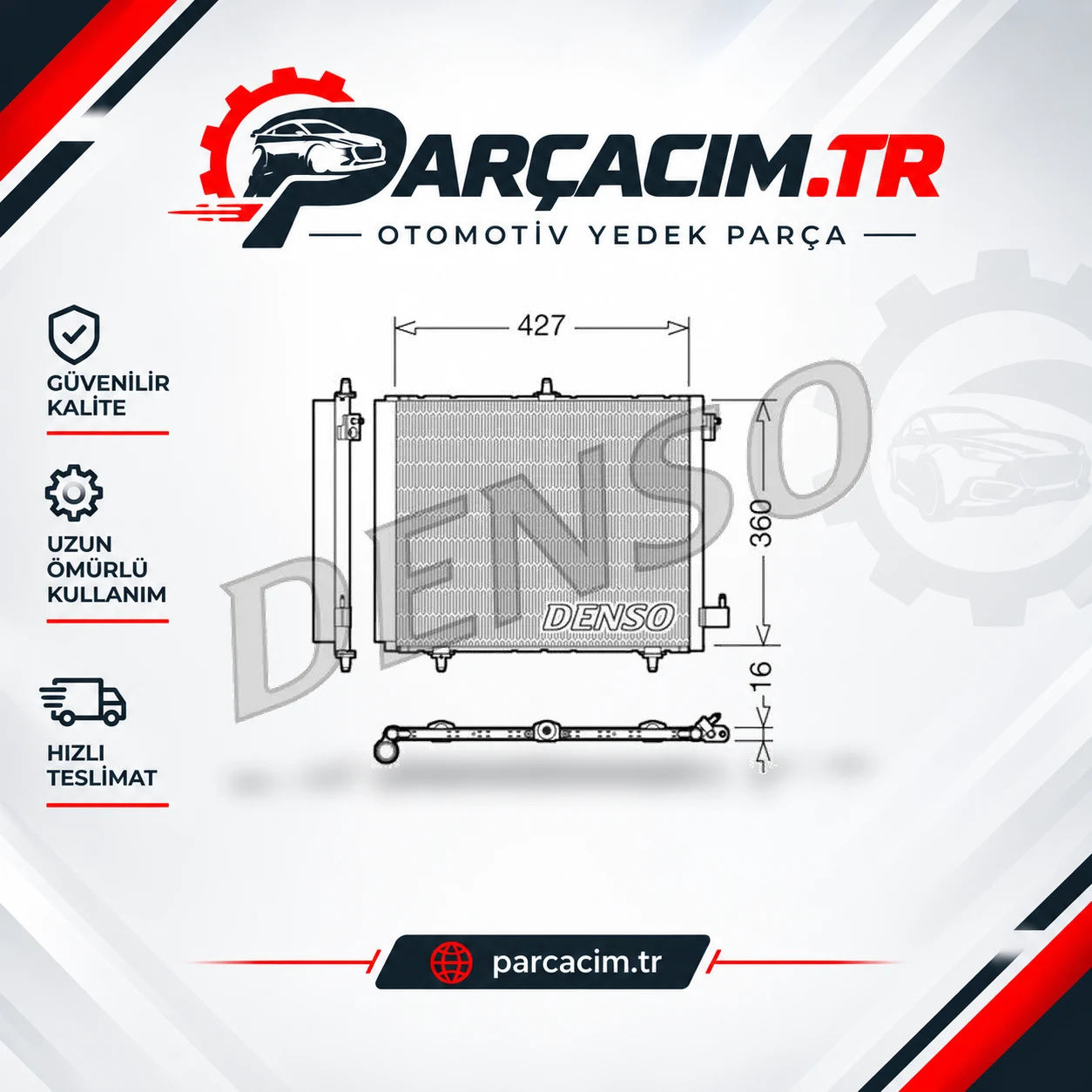 DENSO Klima Radyatörü DCN21009