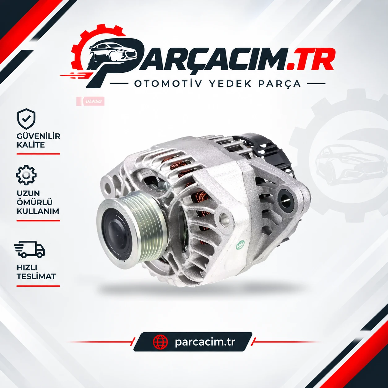 DENSO Alternatör r 12 V 90A DAN520