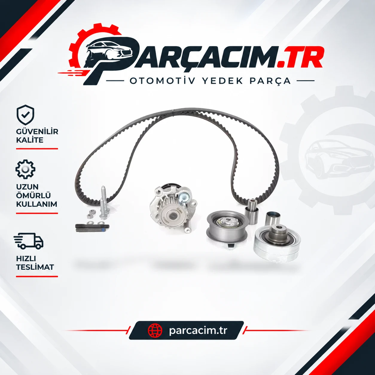 BOSCH Alternatör V Kayış +Su Pompası 1987948872