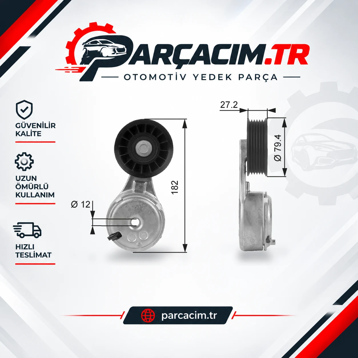 GATES Triger Kayış Gergi Rulmanı T38104