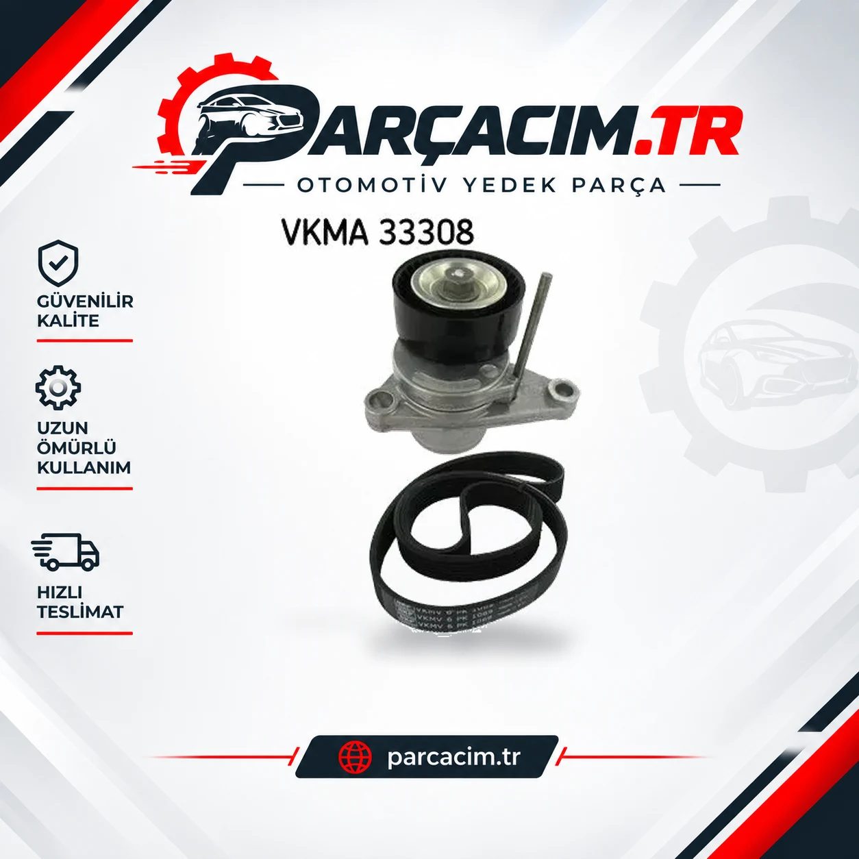 SKF Alternatör V kayış Seti Rulman+Kayış VKMA33308