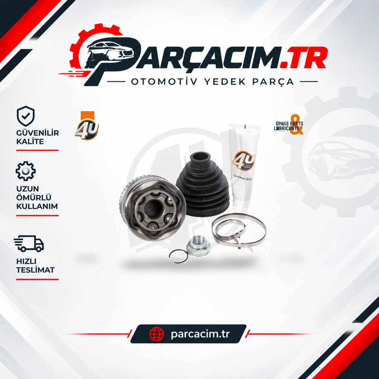 4U AUTOPAR Aks Kafası Dış 23016MR